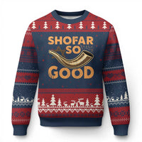 Shofar So Good Ugly Christmas Sweater Funny Rosh Hashanah Jewish Holiday Gift - Wonder Print Shop