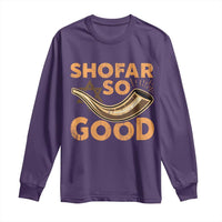 Shofar So Good Long Sleeve Shirt Funny Rosh Hashanah Jewish Holiday Gift - Wonder Print Shop