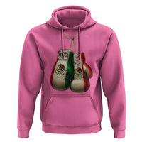 Mexican Boxing Gloves Hoodie Retro Vintage Mexico Flag Boxer