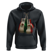 Mexican Boxing Gloves Hoodie Retro Vintage Mexico Flag Boxer