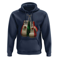 Mexican Boxing Gloves Hoodie Retro Vintage Mexico Flag Boxer