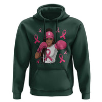 Black Women Fight Breast Cancer Awareness Hoodie Pink Ribbon African American