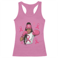 Black Women Fight Breast Cancer Awareness Racerback Tank Top Pink Ribbon African American