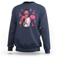 Black Women Fight Breast Cancer Awareness Sweatshirt Pink Ribbon African American