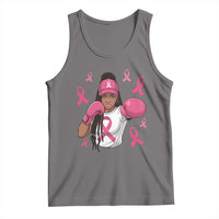 Black Women Fight Breast Cancer Awareness Tank Top Pink Ribbon African American