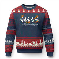 The Life Of A Silly Goose Ugly Christmas Sweater Funny Concert Outfit Country Music Fan - Wonder Print Shop