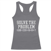 Funny Six Seven Racerback Tank Top Math Teacher Joke 67 Meme Gen Alpha Slang - Wonder Print Shop