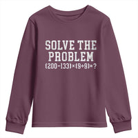 Funny Six Seven Youth Sweatshirt Math Teacher Joke 67 Meme Gen Alpha Slang - Wonder Print Shop