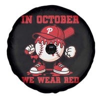 Red October Phillies Spare Tire Cover Philadelphia Baseball Drip Boy - Wonder Print Shop