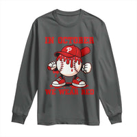 Red October Phillies Long Sleeve Shirt Philadelphia Baseball Drip Boy - Wonder Print Shop