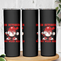 Red October Phillies Skinny Tumbler Philadelphia Baseball Drip Boy - Wonder Print Shop