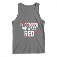 In October We Wear Red Tank Top Philadelphia Baseball Phillies - Wonder Print Shop