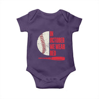 Red October Phillies Baby Onesie Retro Philadelphia Baseball Fan - Wonder Print Shop