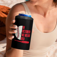 Red October Phillies 4 in 1 Can Cooler Tumbler Retro Philadelphia Baseball Fan - Wonder Print Shop