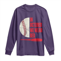 Red October Phillies Long Sleeve Shirt Retro Philadelphia Baseball Fan - Wonder Print Shop