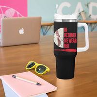 Red October Phillies Tumbler With Handle Retro Philadelphia Baseball Fan - Wonder Print Shop