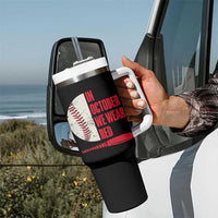 Red October Phillies Tumbler With Handle Retro Philadelphia Baseball Fan - Wonder Print Shop