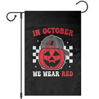 Red October Halloween Garden Flag Vintage Philadelphia Baseball Fan Jackolantern Pumpkin - Wonder Print Shop