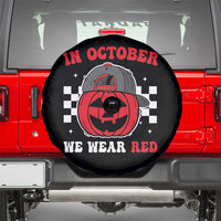 Red October Halloween Spare Tire Cover Vintage Philadelphia Baseball Fan Jackolantern Pumpkin - Wonder Print Shop