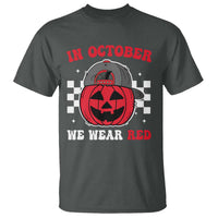 Red October Halloween T Shirt Vintage Philadelphia Baseball Fan Jackolantern Pumpkin - Wonder Print Shop