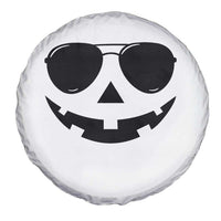 Pumpkin Face Spare Tire Cover Vintage Jack o Lantern Jackolantern Spooky Season Halloween - Wonder Print Shop