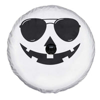 Pumpkin Face Spare Tire Cover Vintage Jack o Lantern Jackolantern Spooky Season Halloween - Wonder Print Shop