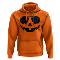 Pumpkin Face Hoodie Vintage Jack o Lantern Jackolantern Spooky Season Halloween - Wonder Print Shop