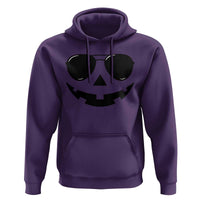 Pumpkin Face Hoodie Vintage Jack o Lantern Jackolantern Spooky Season Halloween - Wonder Print Shop