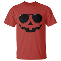 Pumpkin Face T Shirt Vintage Jack o Lantern Jackolantern Spooky Season Halloween - Wonder Print Shop