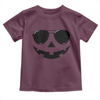 Pumpkin Face Toddler T Shirt Vintage Jack o Lantern Jackolantern Spooky Season Halloween - Wonder Print Shop