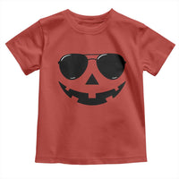 Pumpkin Face Toddler T Shirt Vintage Jack o Lantern Jackolantern Spooky Season Halloween - Wonder Print Shop