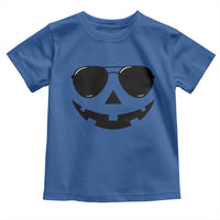 Pumpkin Face Toddler T Shirt Vintage Jack o Lantern Jackolantern Spooky Season Halloween - Wonder Print Shop