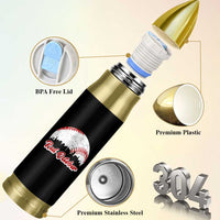 Vintage Red October Bullet Tumbler Philadelphia Skyline Retro Philly Cityscape - Wonder Print Shop