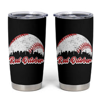 Vintage Red October Tumbler Cup Philadelphia Skyline Retro Philly Cityscape - Wonder Print Shop