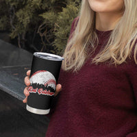 Vintage Red October Tumbler Cup Philadelphia Skyline Retro Philly Cityscape - Wonder Print Shop