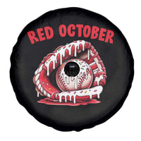 Red October Spare Tire Cover Baseball Drip Ice Cream Sprinkles Baseball Glove - Wonder Print Shop