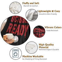 October Ready Throw Blanket Philadelphia Playoff Baseball Gift Halloween Costume - Wonder Print Shop