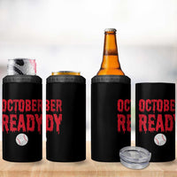 October Ready 4 in 1 Can Cooler Tumbler Philadelphia Playoff Baseball Gift Halloween Costume - Wonder Print Shop