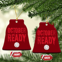 October Ready Ceramic Ornament Philadelphia Playoff Baseball Gift Halloween Costume - Wonder Print Shop