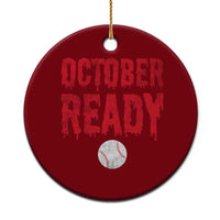 October Ready Ceramic Ornament Philadelphia Playoff Baseball Gift Halloween Costume - Wonder Print Shop