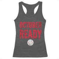 October Ready Racerback Tank Top Philadelphia Playoff Baseball Gift Halloween Costume - Wonder Print Shop