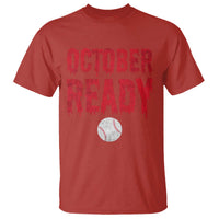 October Ready T Shirt Philadelphia Playoff Baseball Gift Halloween Costume - Wonder Print Shop