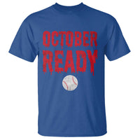 October Ready T Shirt Philadelphia Playoff Baseball Gift Halloween Costume - Wonder Print Shop
