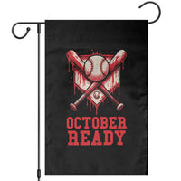 October Ready Garden Flag Philadelphia Playoff Baseball Drip Graffiti - Wonder Print Shop