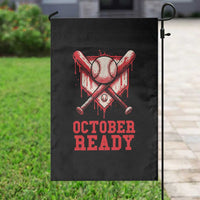October Ready Garden Flag Philadelphia Playoff Baseball Drip Graffiti - Wonder Print Shop