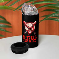 October Ready 4 in 1 Can Cooler Tumbler Philadelphia Playoff Baseball Drip Graffiti - Wonder Print Shop