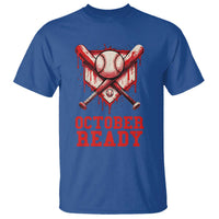 October Ready T Shirt Philadelphia Playoff Baseball Drip Graffiti - Wonder Print Shop