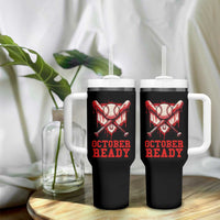 October Ready Tumbler With Handle Philadelphia Playoff Baseball Drip Graffiti - Wonder Print Shop