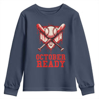October Ready Youth Sweatshirt Philadelphia Playoff Baseball Drip Graffiti - Wonder Print Shop
