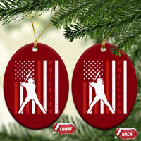 Phillies Baseball Ceramic Ornament Cool Distressed Philadelphia Red October US Flag - Wonder Print Shop